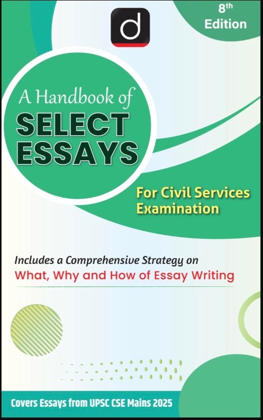 Drishti IAS A Handbook of Select Essays for Civil Services Examination Includes Complete Strategy on What Why and How of Essay Writing Book 8th Edition