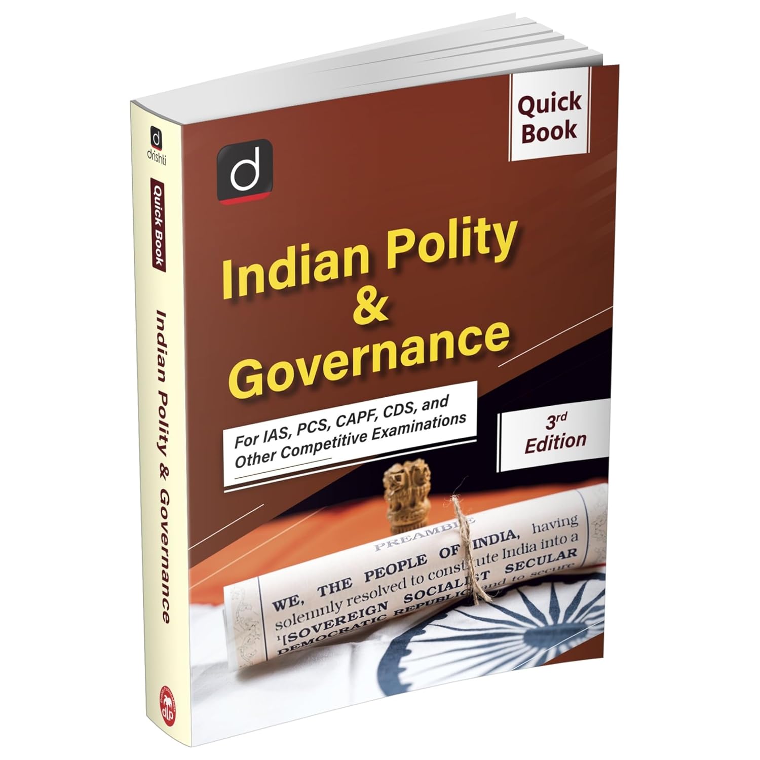 Drishti IAS UPSC Books 2026 Indian Polity and Governance Quick Book 3rd Edition For IAS PCS CAPF CDS and Other Competitive Exams