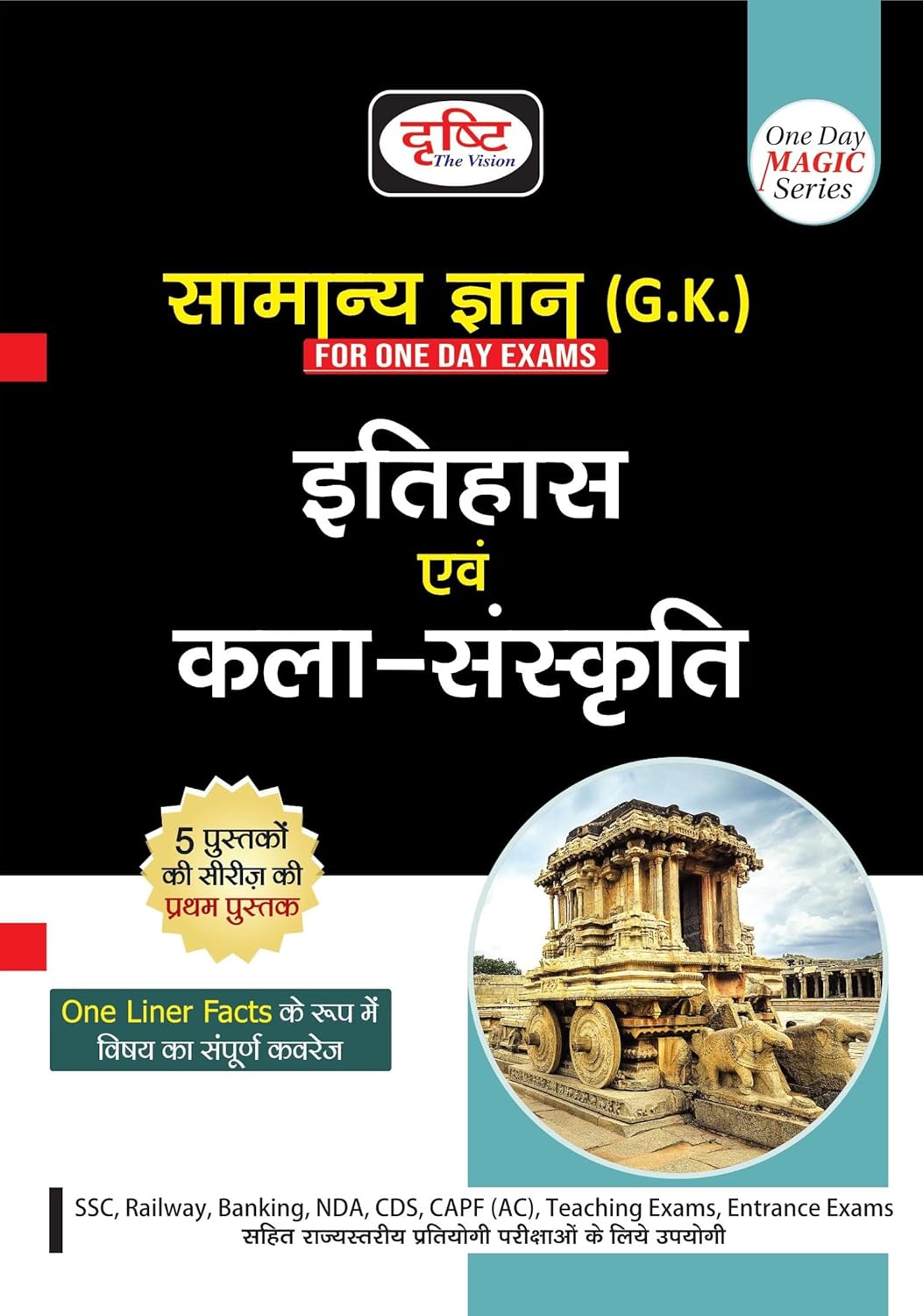  Drishti Itihas Evm Kala Sanskriti Samanya Gyan Part 1 One Day Magic Series Book Hindi Medium for All Competitive Exams 