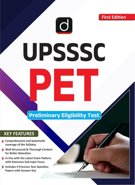 Drishti UPSSSC PET Preliminary Eligibility Test Study Guide with 4 PYQ Papers and Answer Key Well-Structured and Thorough Content First Edition