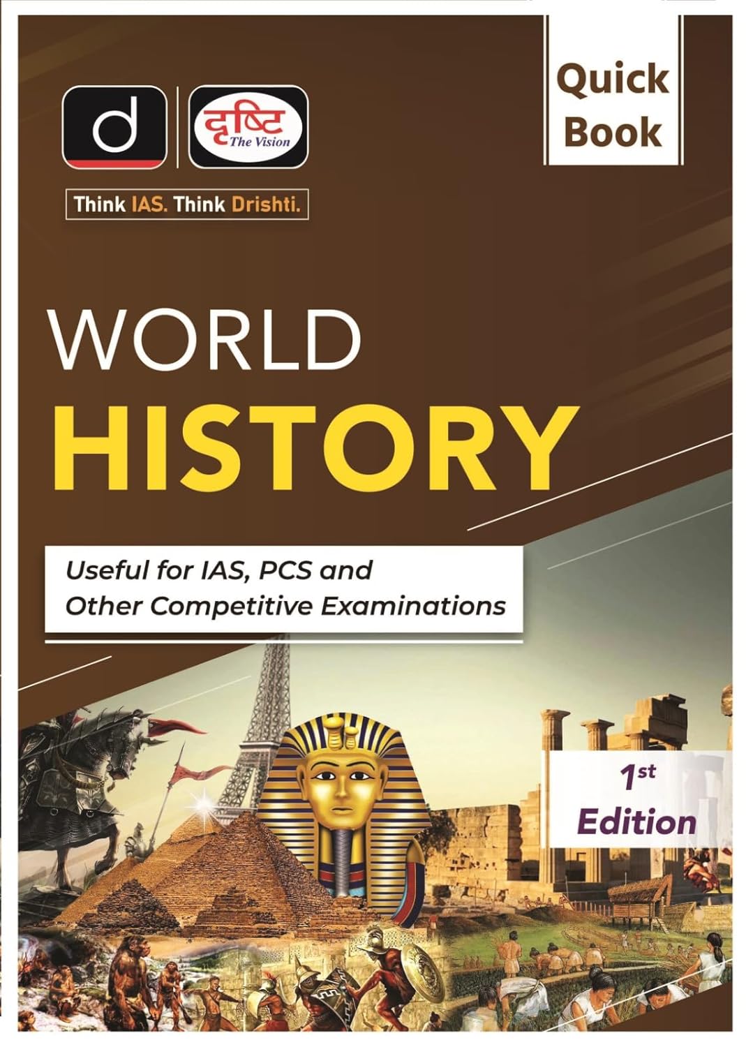  Drishti World History Quick Book 1st Edition Useful For IAS PCS And Other Competitive Examinations English Medium