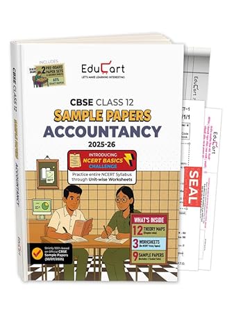 EduCart CBSE 2025-2026 Class 12 Accountancy Sample Papers Step By Step Practice