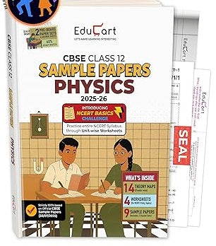 EduCart CBSE 2025-2026 Class 12 Physics Sample Papers Step By Step Practice