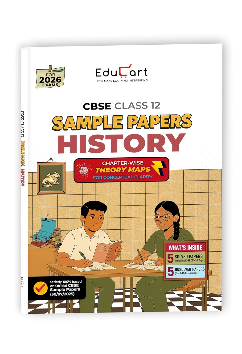 EduCart CBSE 2025 2026 Class 12 History Sample Papers Step By Step Practice For 2026 Board Exam
