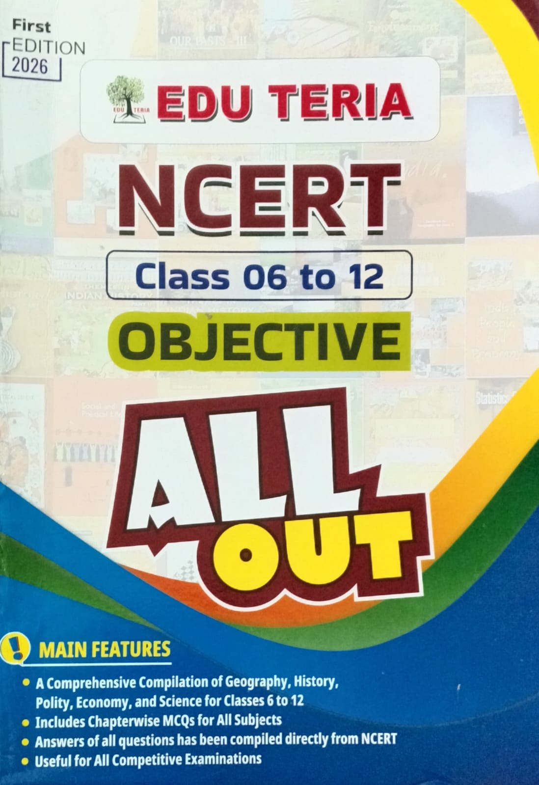 Edu Teria NCERT Class 6 to 12 Objective All Out English Medium 1st Edition 2026