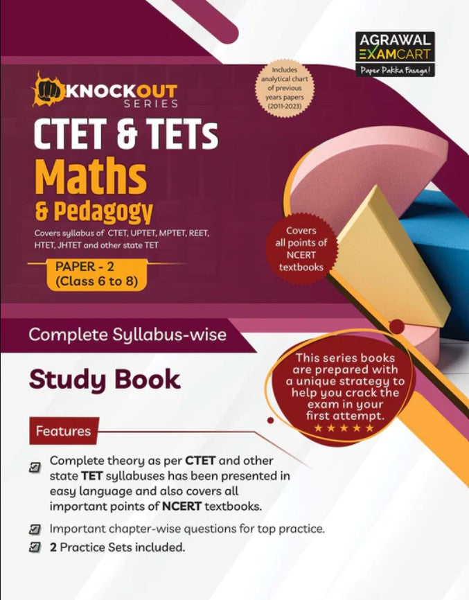 Examcart CTET and TETs Paper 2 Class 6 to 8 Mathematics and Pedagogy ...