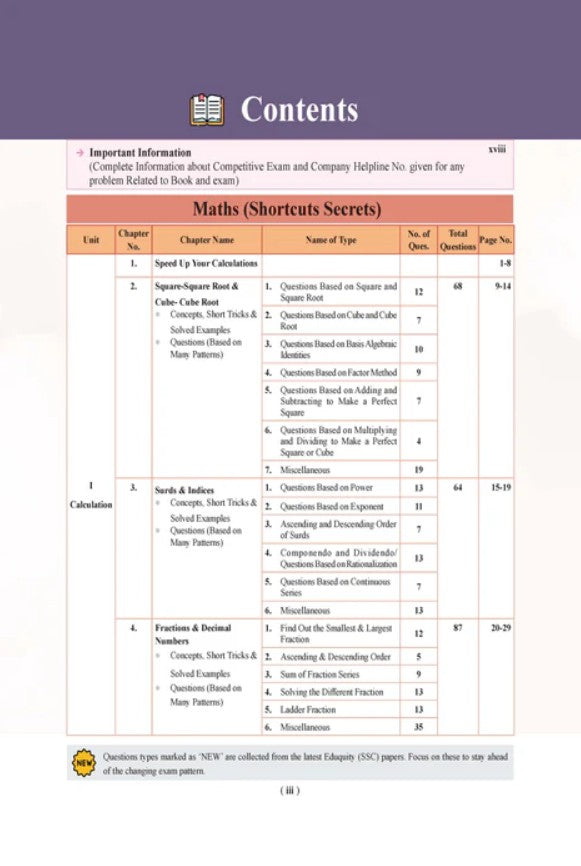 Examcart Competitive Maths Shortcuts Secrets Textbook By DP Singh Sir for All Government Exams In English Revised and Enlarged 2nd Edition 