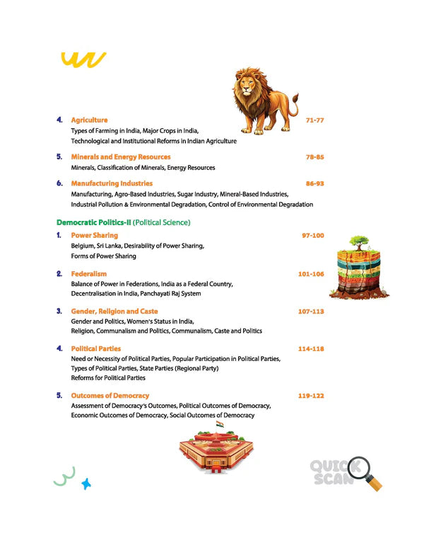 Arihant Quick Scan Social Science CBSE Class 10 Fast Revision Notes for High Scores NCERT Theory, Handwritten Notes, Flow Charts And Tables, 3D Images Based on Latest CBSE Syllabus With Free Khatu Shyam Sticker