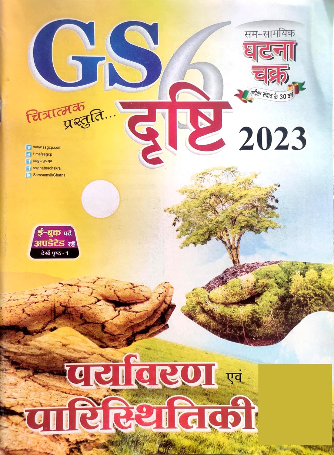 Ghatna Chakra GS Drishti 2023 Paryavaran Evam Paristhitiki Chitratmak Prastuti Part 6