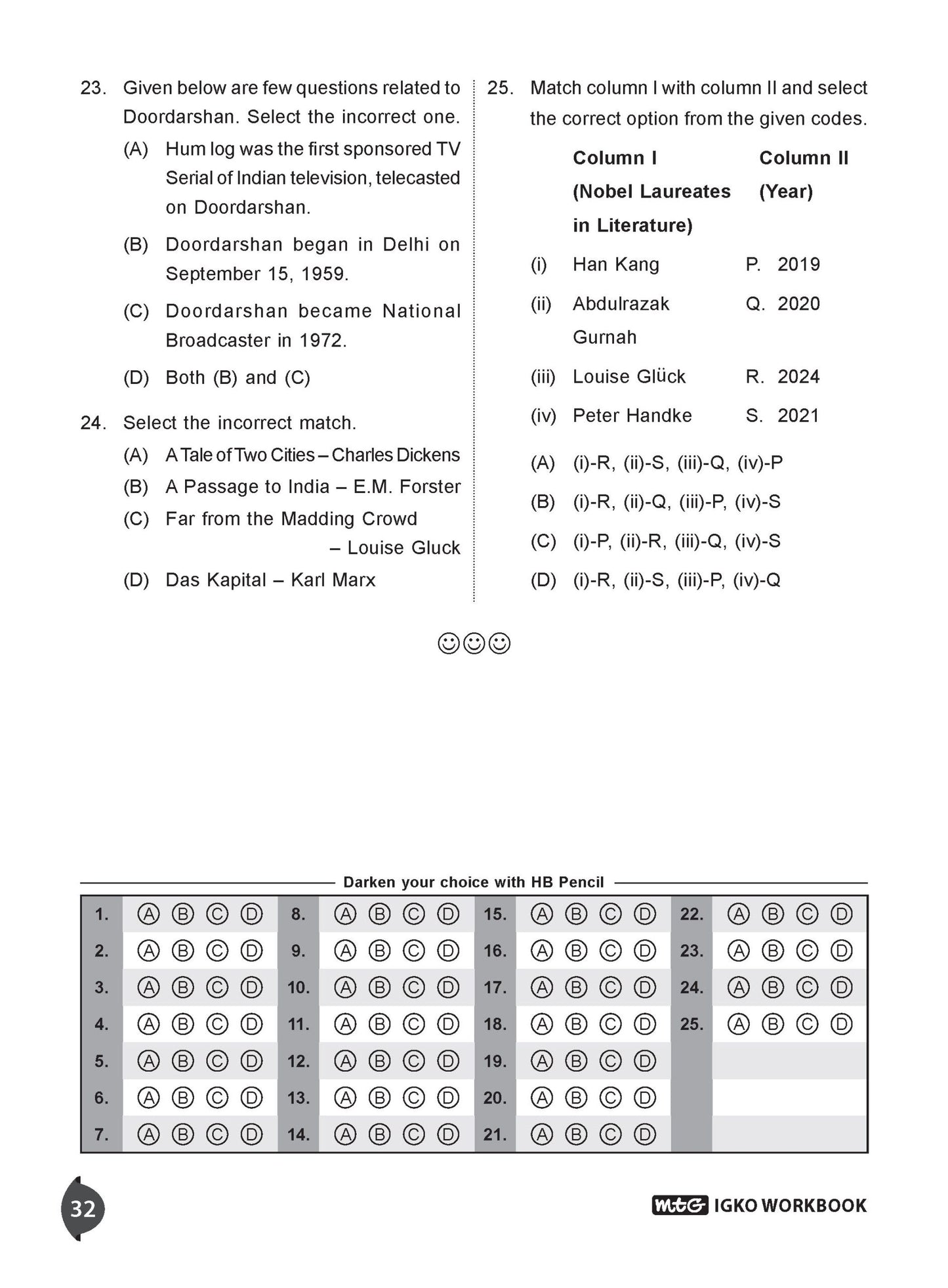 MTG General Knowledge Class 9 International Olympiad IGKO Workbook2026-27 Edition Latest Exam
