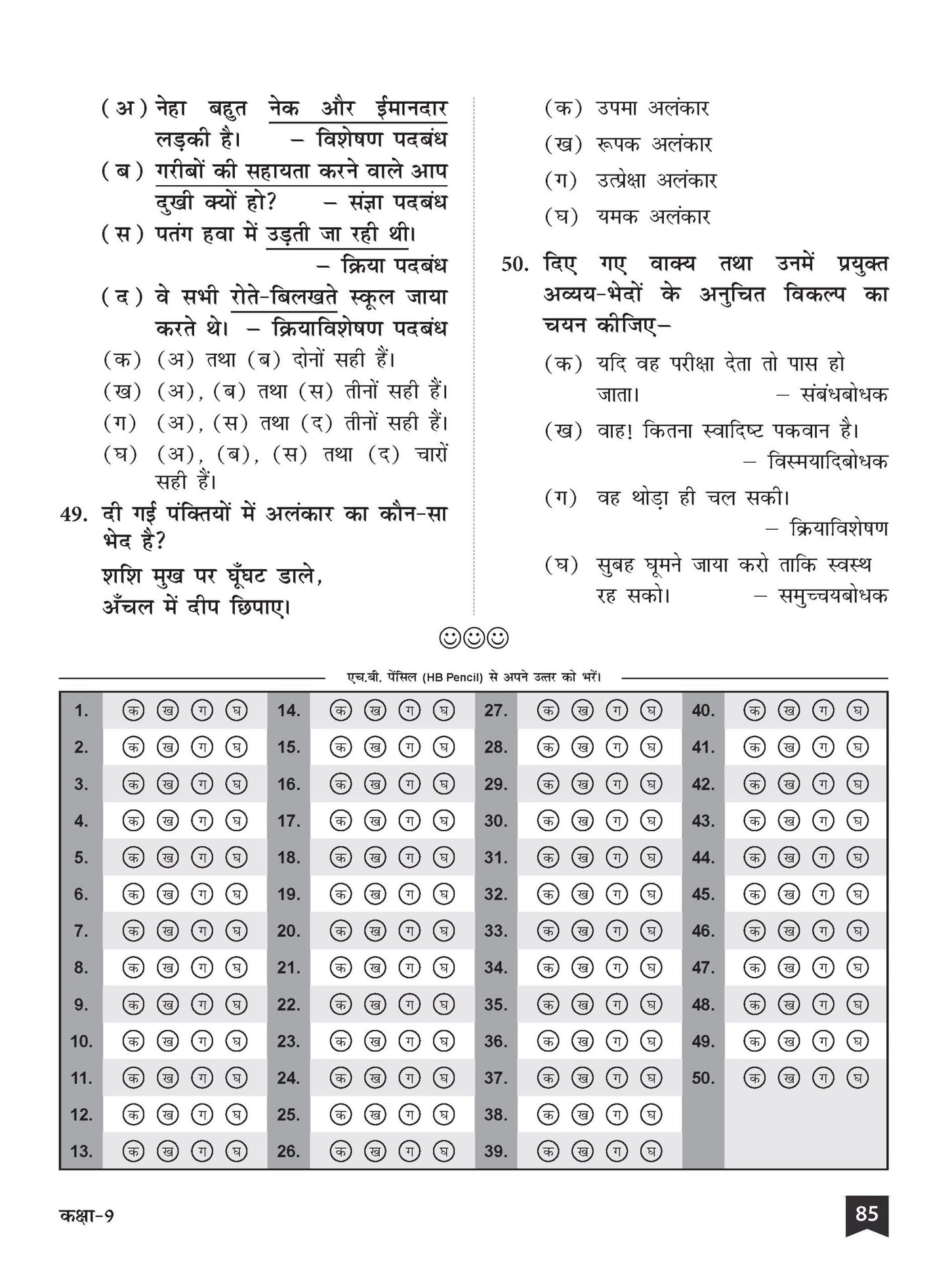 MTG Hindi Class 9 International Olympiad IHO Workbook 2026-27 Edition Latest Exam Pattern