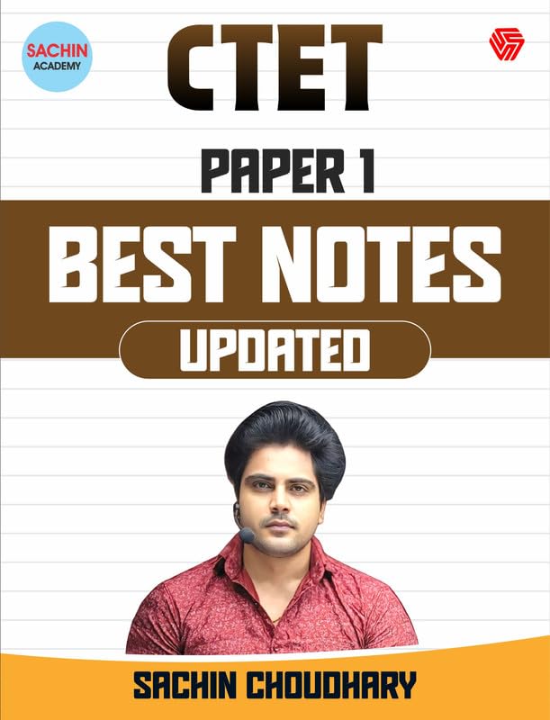 Invincible CTET 2026 Paper 1 Class 1 to 5 Exam Best Notes Updated Bilingual By Sachin Choudhary