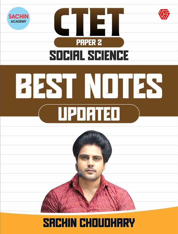 Invincible CTET 2026 Paper 2 Class 6 to 8 Social Science Exam Best Notes Updated Bilingual By Sachin Choudhary
