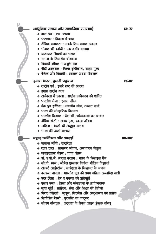 Arihant School Essay Nibandh And Creative Writing Book For Classes 6 to 8 100+ Hindi Essays on Key Topics Letter Story Paragraph Notice And Email Writing Ideal for Academic And Competitive Exams With Free Katu Shyam Sticker