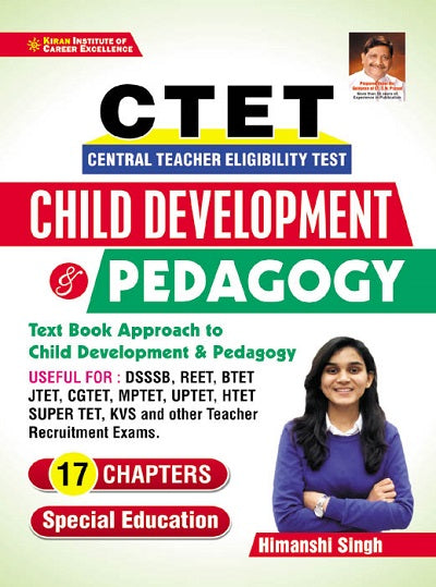 Kiran CTET Child Development and Pedagogy Text Book Approach by Himanshi Singh English Medium