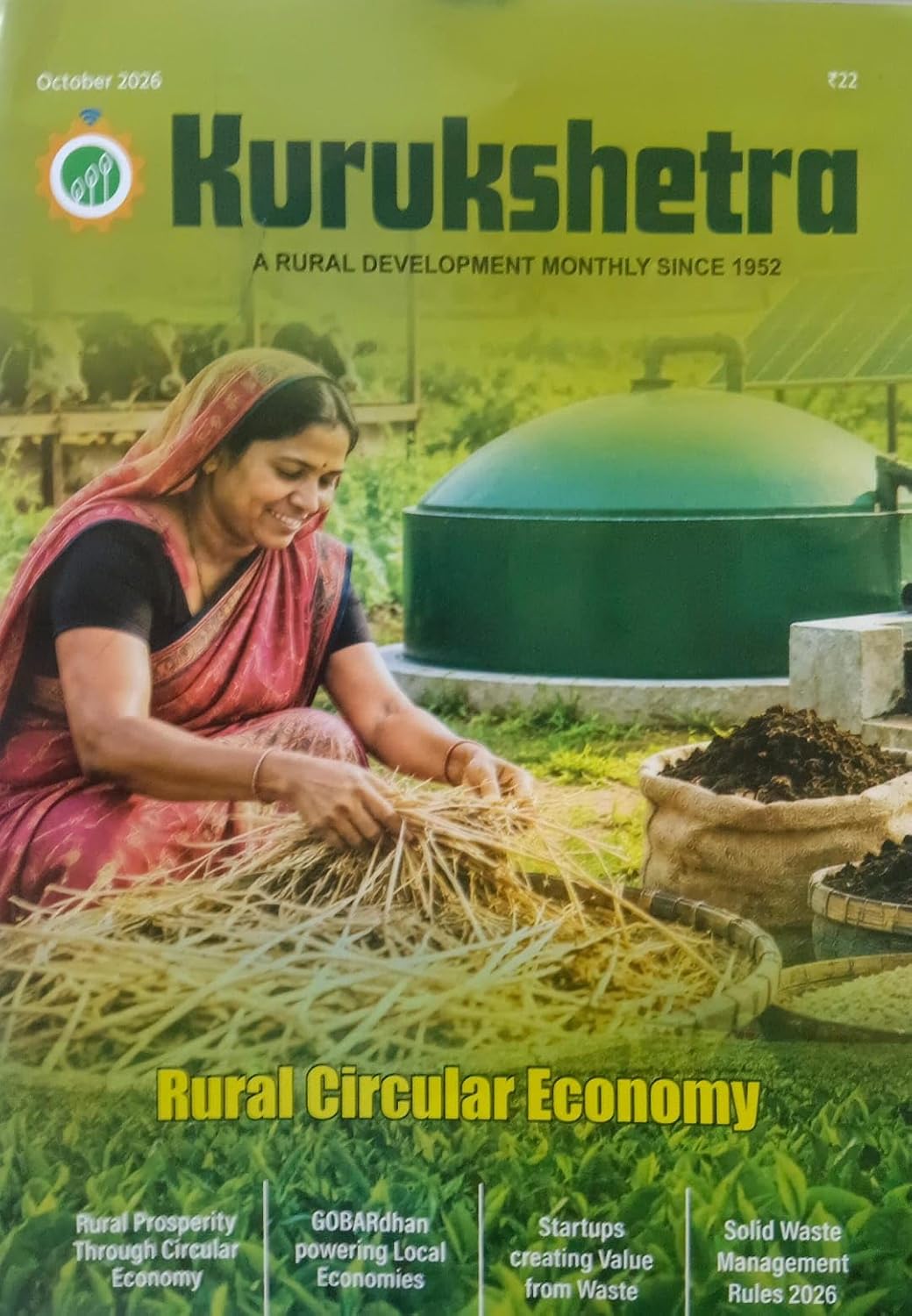 Kurukshetra October 2026 Issue English Monthly Magazine Rural Circular Economy