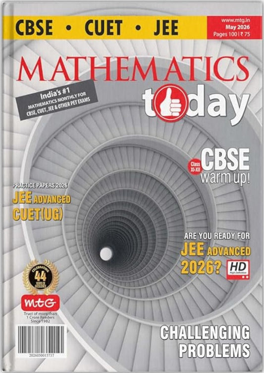 MTG Mathematics today May 2026 English Monthly Magazine JEE Advanced 2026 Special
