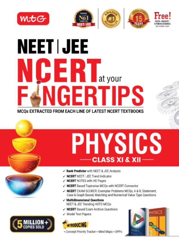 MTG NCERT at your FINGERTIPS Physics for NEET JEE Books Based on NCERT Latest Pattern For 2027 Exam