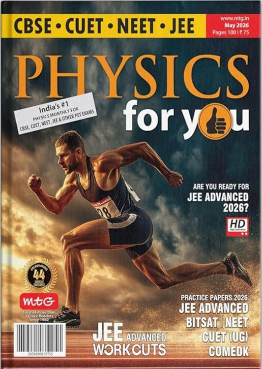 MTG Physics for You May 2026 English Monthly Magazine JEE Advanced 2026 Special