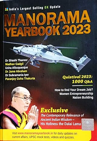 Manorama Yearbook 2023 Book In English