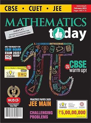 Mathematics Today February 2025 English Monthly Magazine Special For CBSE CUET JEE Main And Advanced Exam
