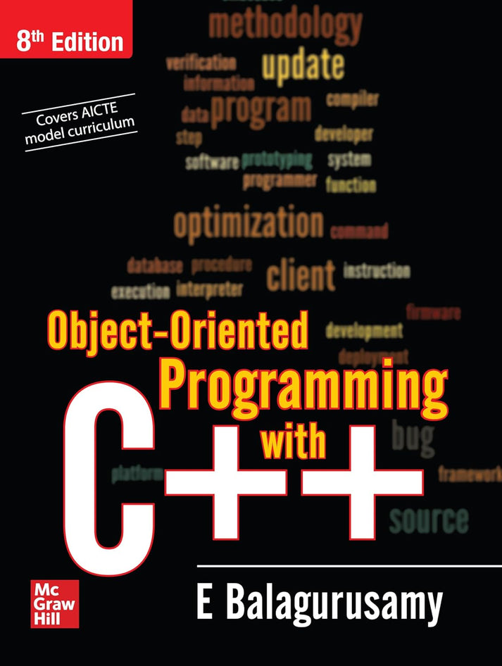 programming basics - object oriented languages -... McGraw Hill Object Oriented Programming with C++ By E Balagurusamy 8th ...
