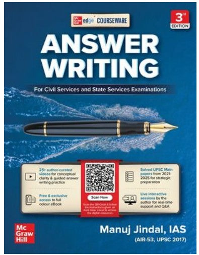 Mc Graw Hill Courseware on Answer Writing For Civil Services and State Services Examinations 3rd Edition By Manuj Jindal