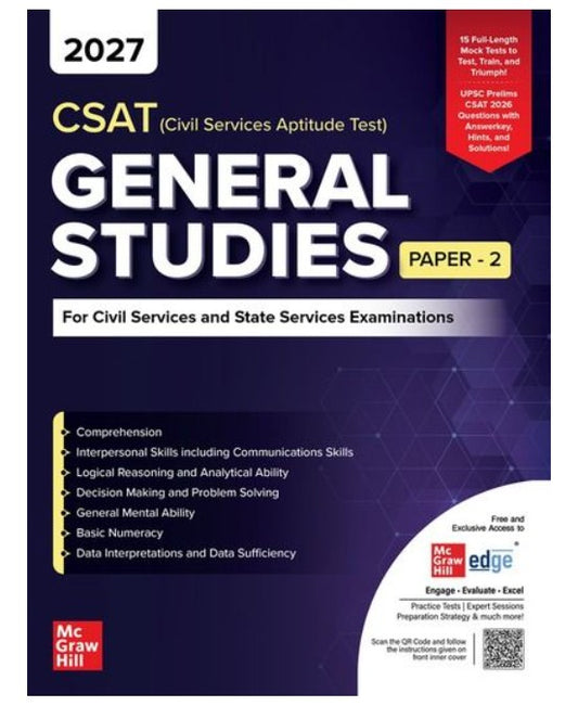 Mc Graw Hill General Studies Paper 2 2027 For Civil Services and State Services Examinations 1st Edition