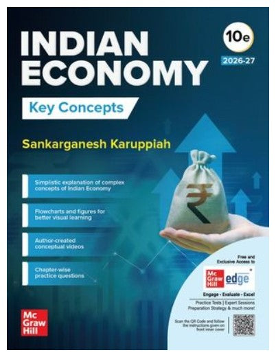 Mc Graw Hill Indian Economy Key Concepts 2026 2027 By Sankarganesh Karuppiah 10th Edition