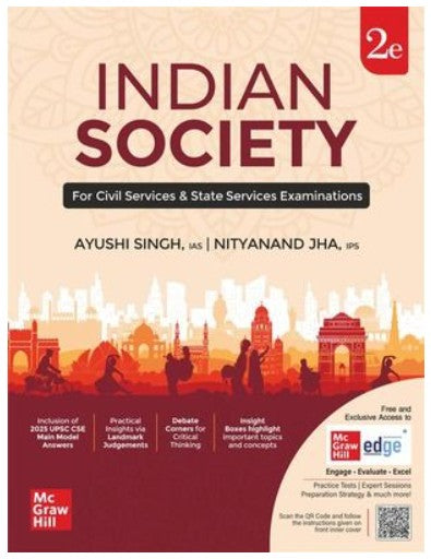 Mc Graw Hill Indian Society For Civil Services and State Services Examinations 2nd Edition By Ayushi Singh and Nityanand Jha