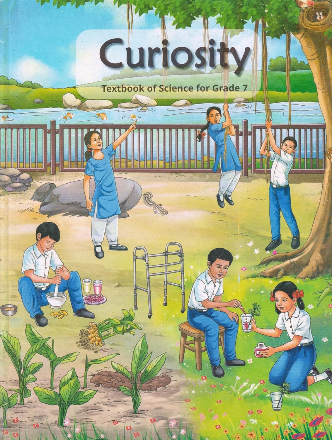 NCERT Curiosity Class 7 Textbook Of Science English Medium With Free Water Proof Khatu Shyam Sticker