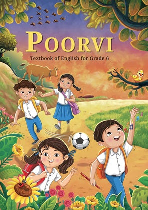 NCERT Poorvi Textbook Class 6 English Medium With Free Water Proof Khatu Shyam Sticker