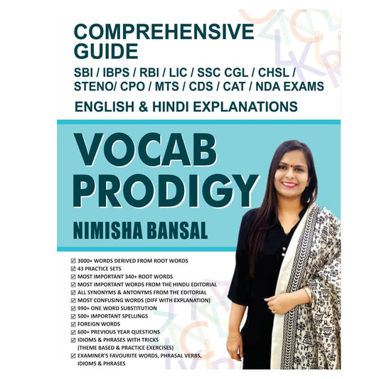 Nimisha Bansal Vocab Prodigy Comprehensive Guide June 2025 Edition English and Hindi Explanations