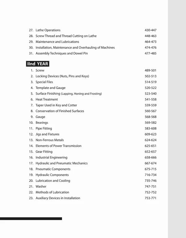 Arihant ITI Fitter Theory Year 1 and 2 NSQF Level 4 English Medium Latest Revised Edition
