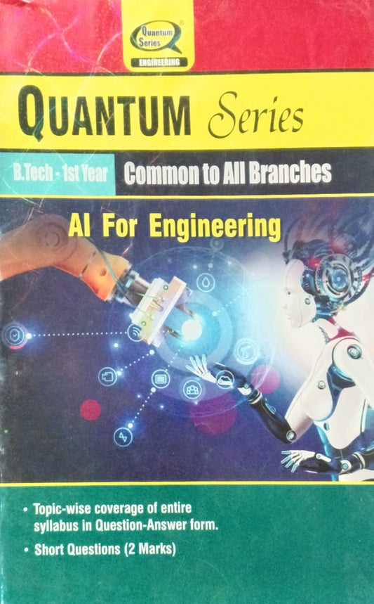 Quantum Series AI For Engineering KMC101/201 AKTU BTech 1st Year Common to All Branches