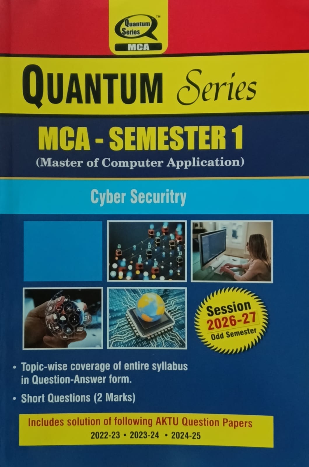 Quantum Series AKTU MCA Semester 1 Cyber Security BMC106 Session 2026-2027