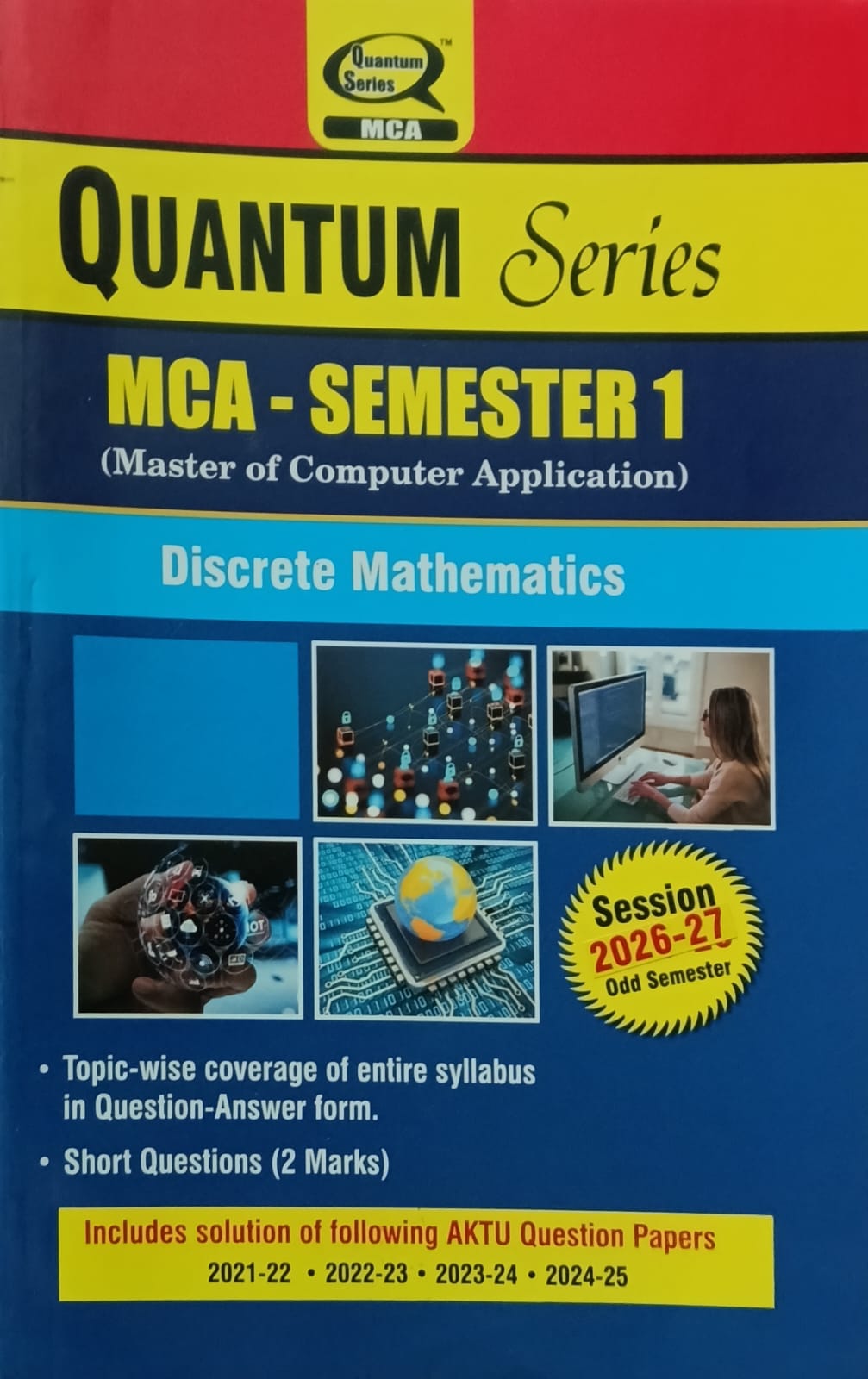 Quantum Series AKTU MCA Semester 1 Discrete Mathematics BMC104 Session 2026-2027