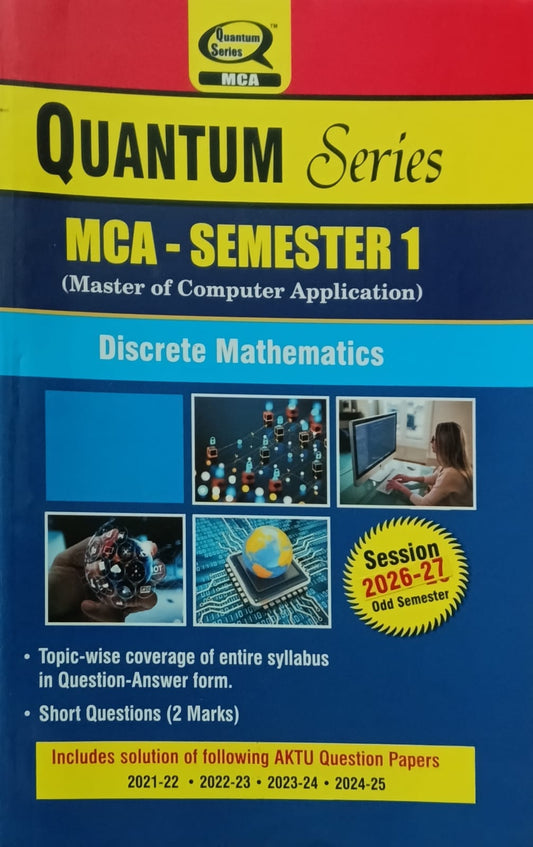 Quantum Series AKTU MCA Semester 1 Discrete Mathematics BMC104 Session 2026-2027