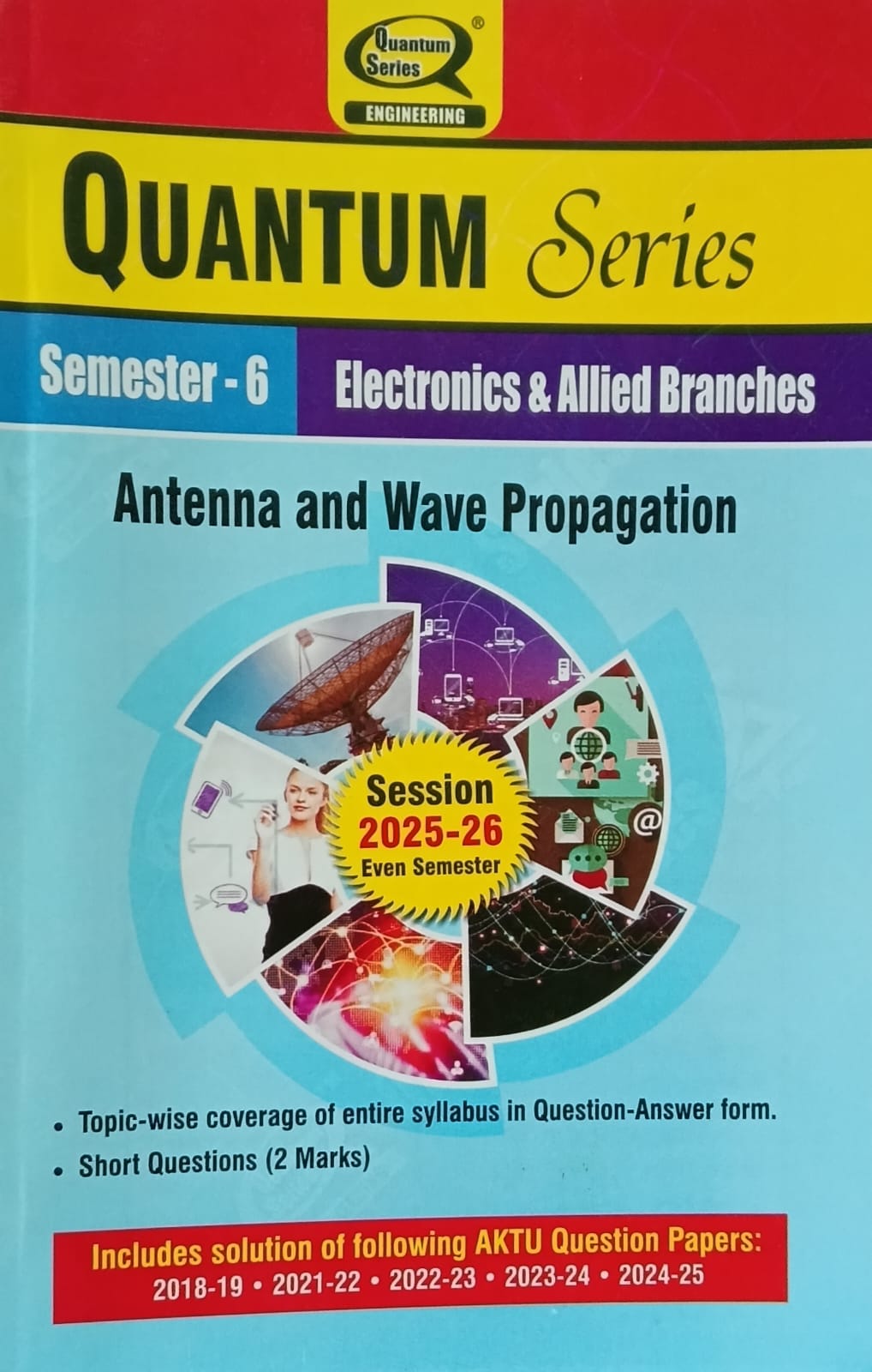 Quantum Series Antenna and Wave Propagation BEC603 AKTU B.Tech Semester 6 Electronics and Allied Branches Session 2025-2026