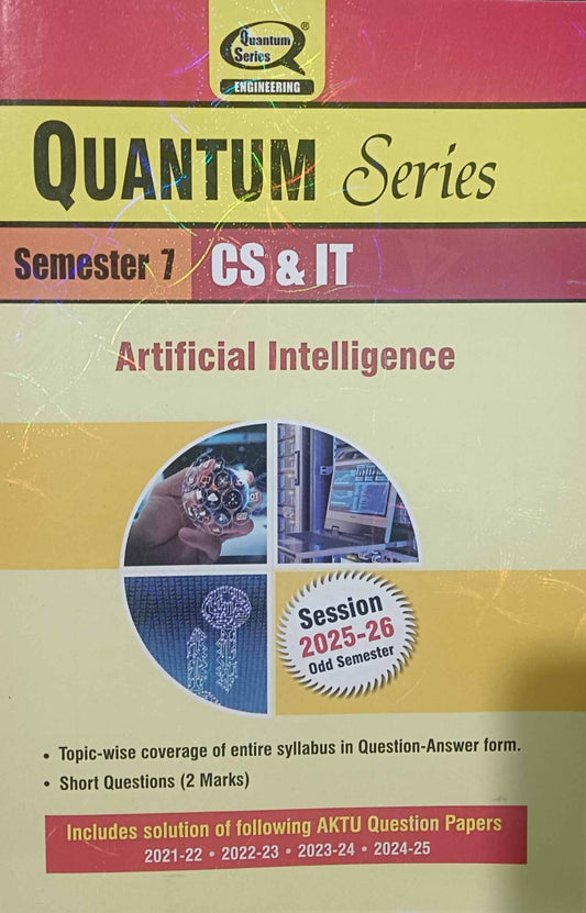 Quantum Series Artificial Intelligence 2026 BCS701 AKTU B.Tech Semester 7 Session 2025-2026 CS and IT