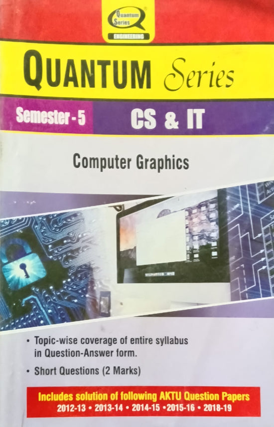 Quantum Series Computer Graphics KCS-053 AKTU B.Tech Semester 5 – Vikas ...