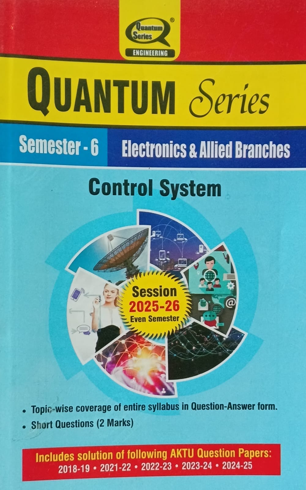 Quantum Series Control System BEC602 AKTU B.Tech Semester 6 Electronics and Allied Branches Session 2025-2026