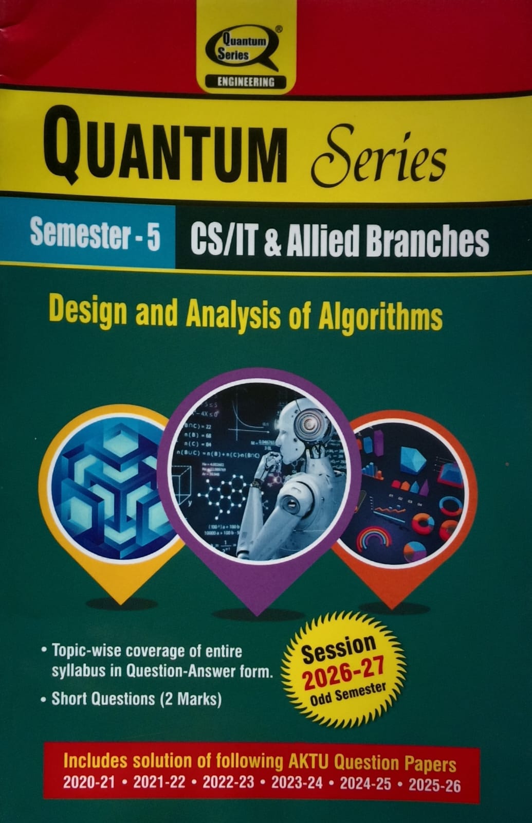 Quantum Series Design and Analysis of Algorithms BCS503 AKTU B.Tech Semester 5 CS/IT and Allied Branches Session 2026-2027