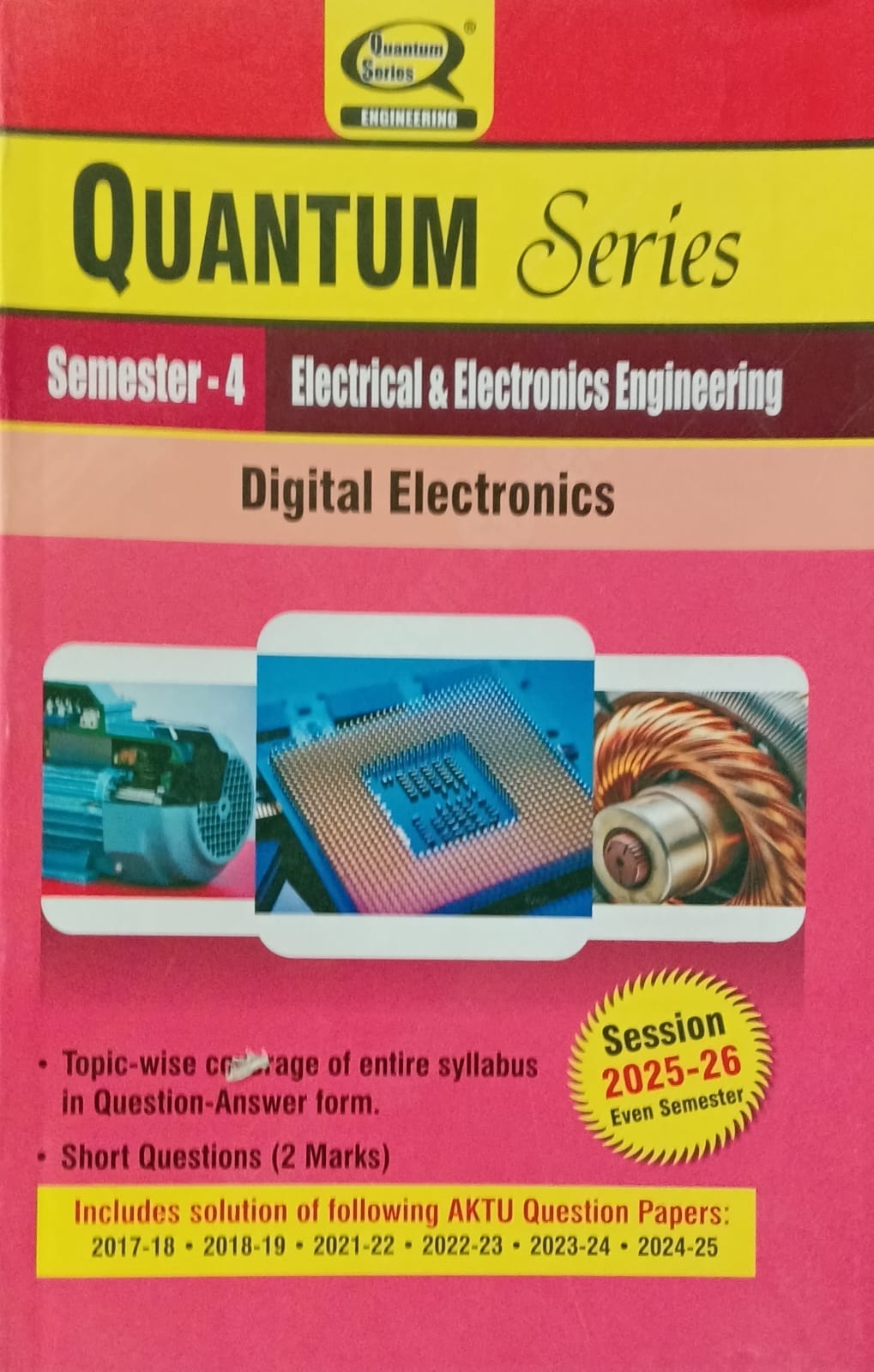 Quantum Series Digital Electronics BEE401 AKTU B.Tech Semester 4 Electrical and Electronics Engineering Session 2025-2026