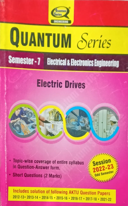 Quantum Series Electric Drives KEE075 AKTU BTech Semester 7 Session 2022-2023 Electrical and Electronics Engineering