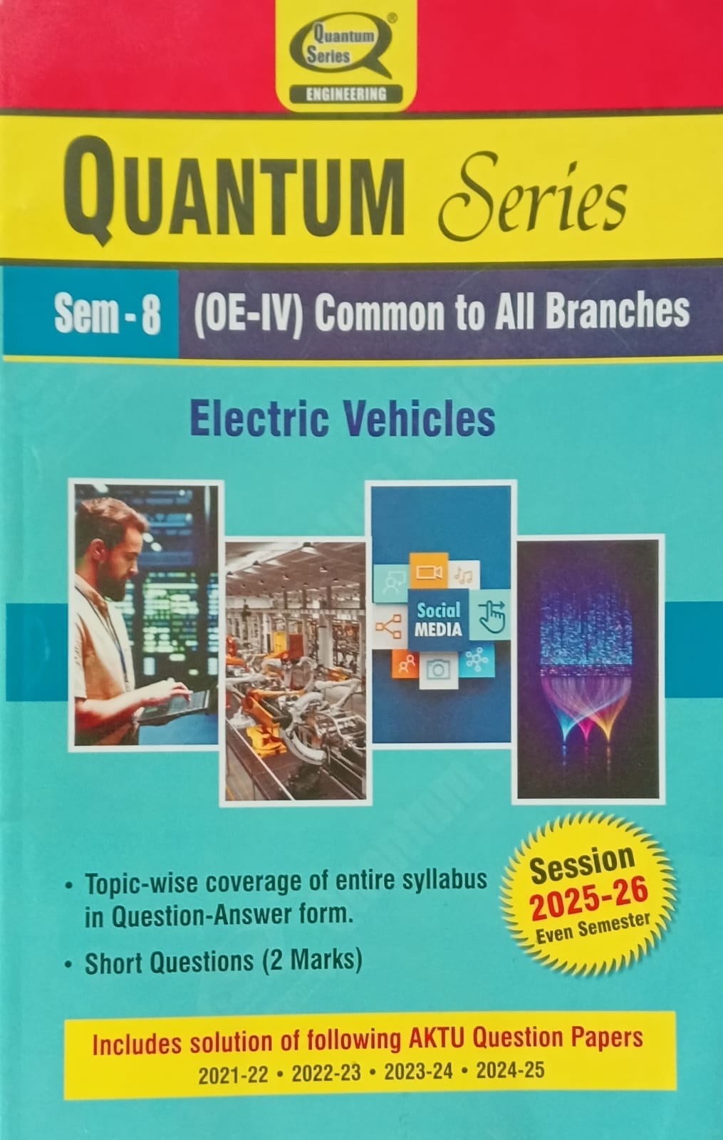 Quantum Series Electric Vehicles KOE090 AKTU B.Tech Semester 8 OE-IV Common to All Branches Session 2025-2026