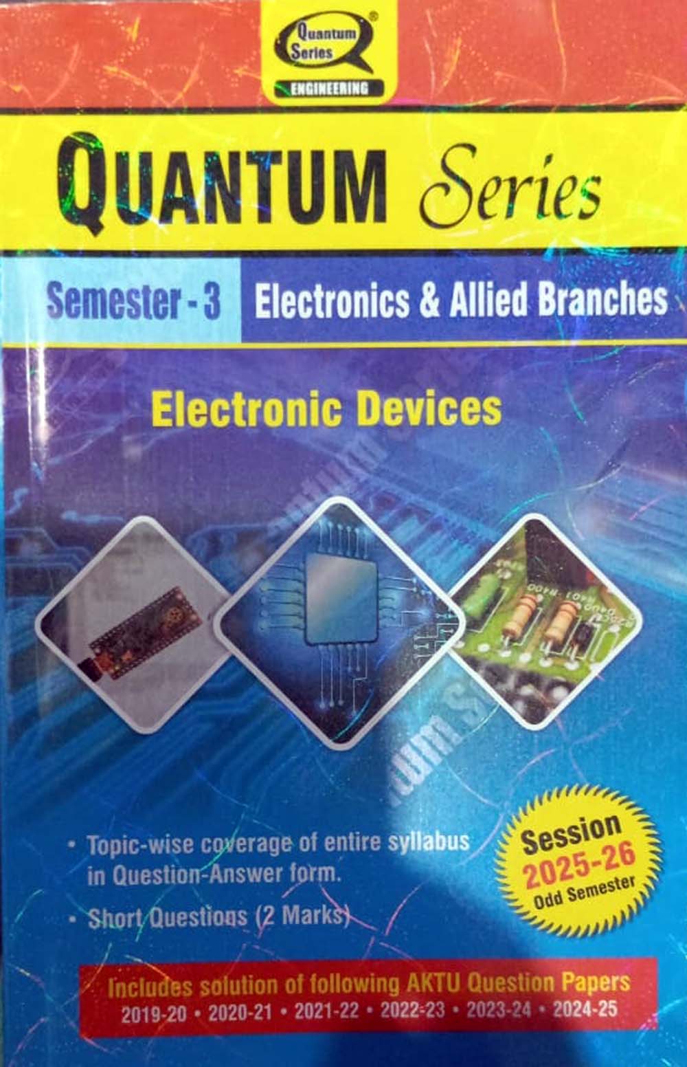 Quantum Series Electronic Devices 2026 BEC301 AKTU B.Tech Semester 3 Session 2025-2026 Electronics and Allied Branches