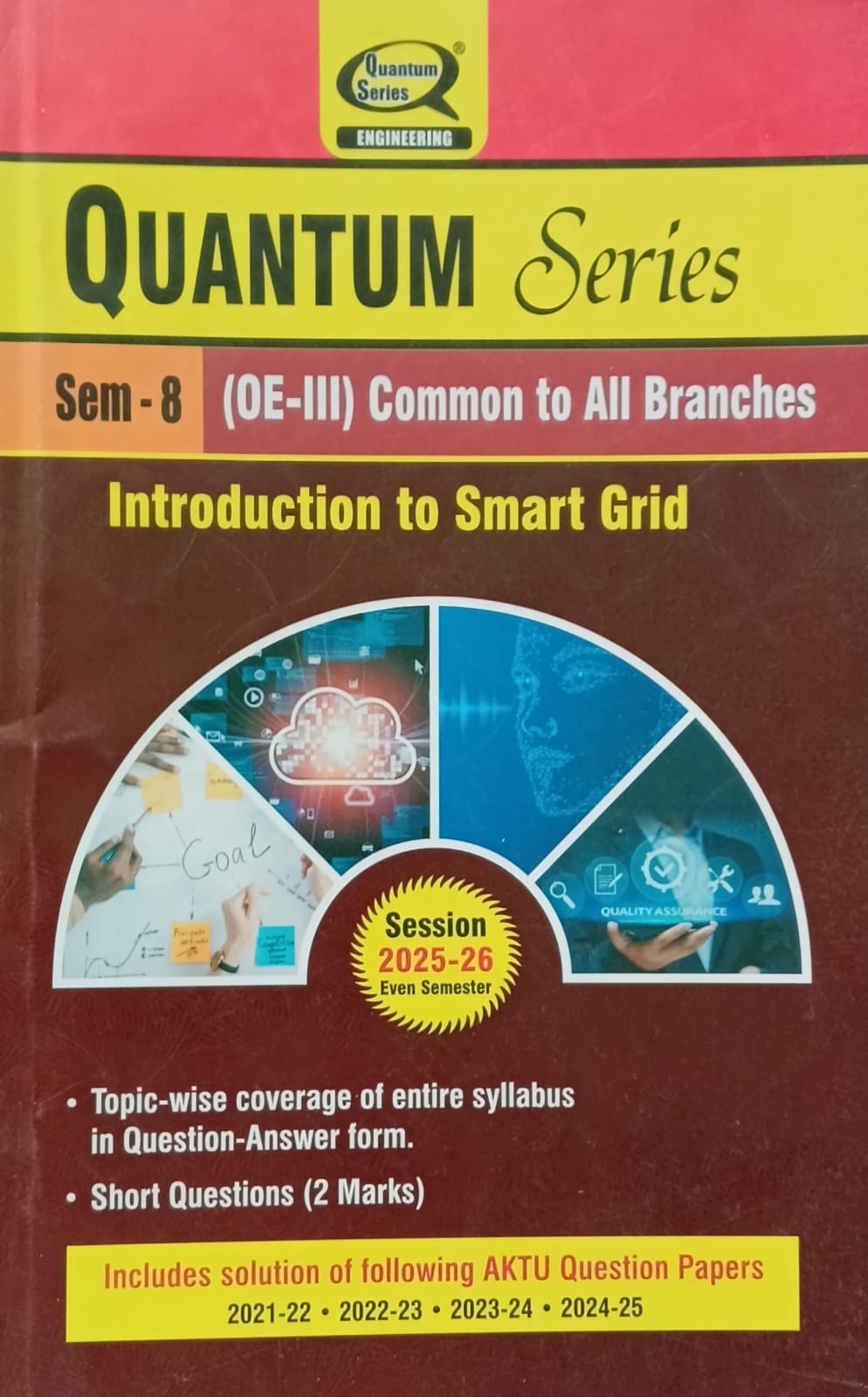 Quantum Series Introduction to Smart Grid BOE085 AKTU B.Tech Semester 8 OE-III Common to All Branches Session 2025-2026