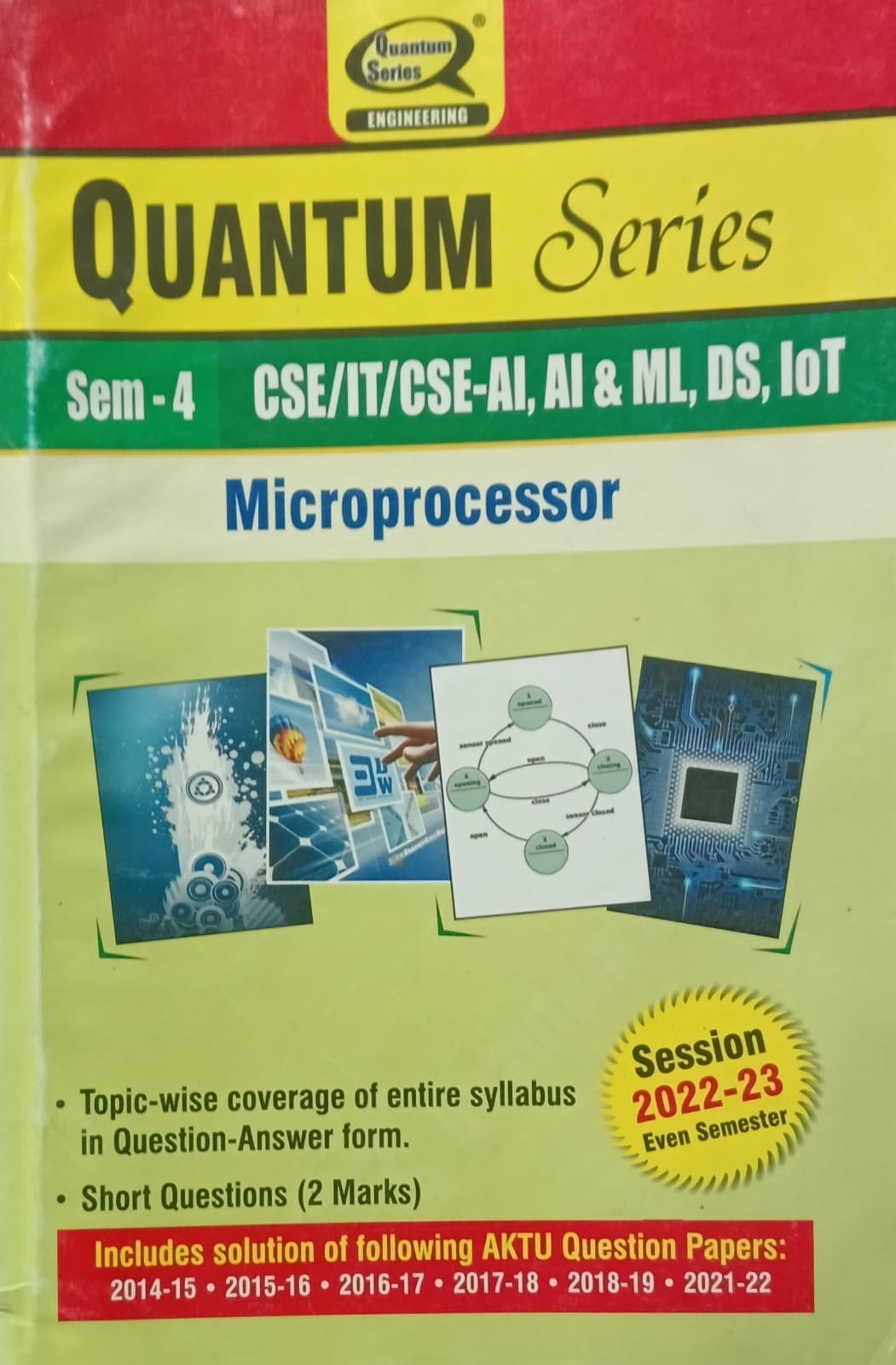 Quantum Series Microprocessor KCS403 AKTU BTech Semester 4 CSE/IT/CSE-AI AI and ML DS IoT Session 2022-2023