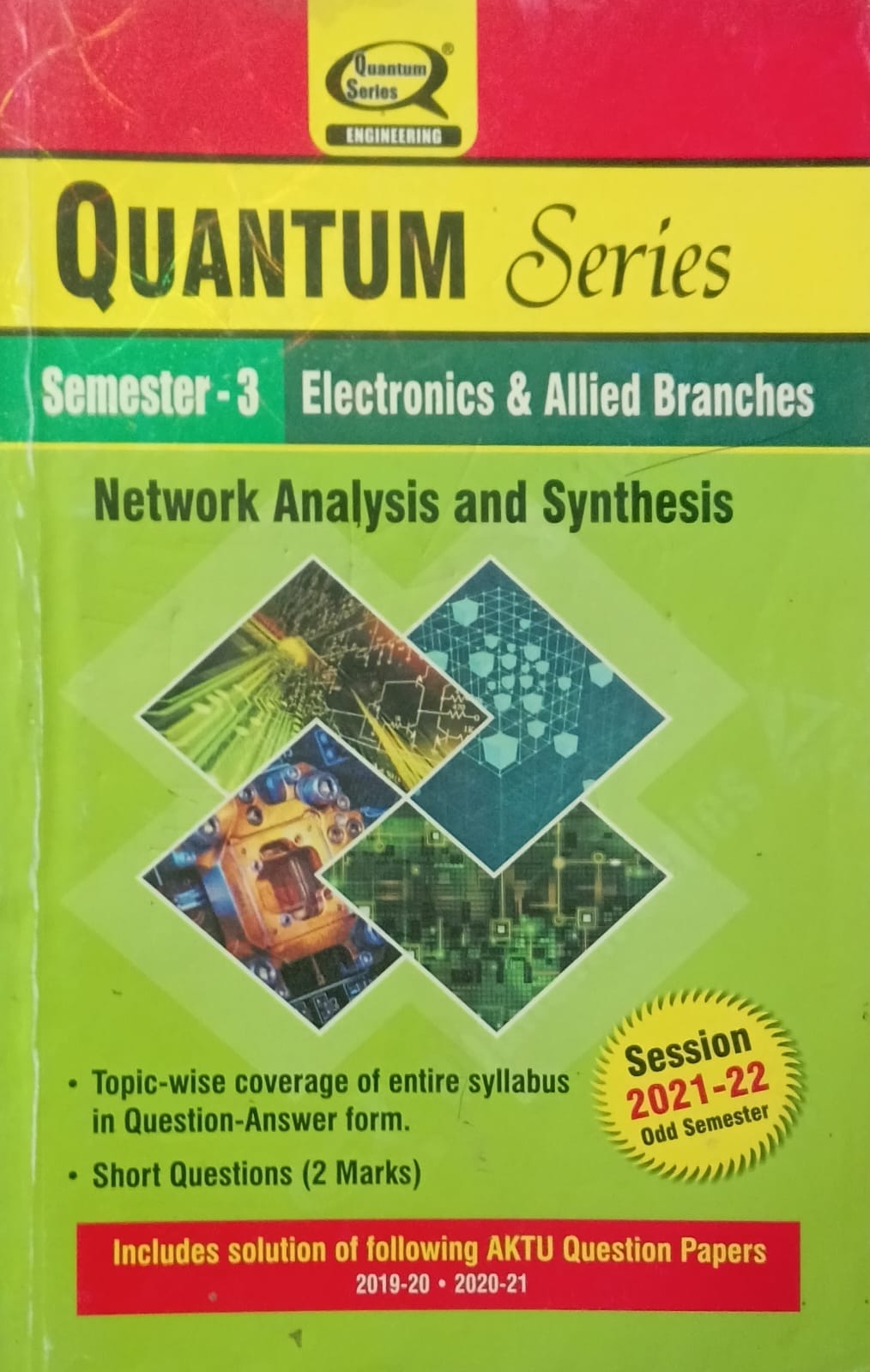 Quantum Series Network Analysis and Synthesis KEC303 AKTU B.Tech Semester 3 Electronics and Allied Branches Session 2021-2022